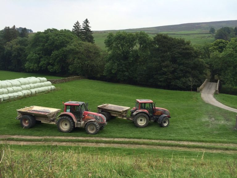 Lime Spreading Services in the North of England, Yorkshire and